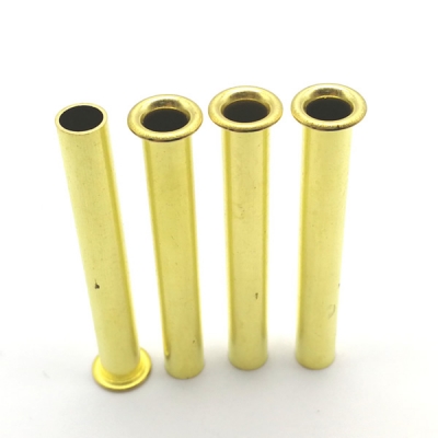 brass tubular rivets long eyel...